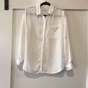 White Long Sleeve  Blouse Sneak Peek